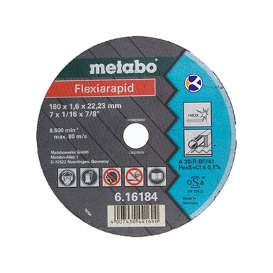 صفحه استیل بر متابو (Metabo) سایز 180x1.6 میلی متر
