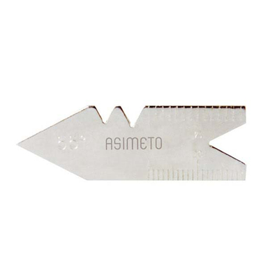 شابلون رنده پیچ بری 60 درجه آسیمتو (Asimeto) مدل 0-60-605