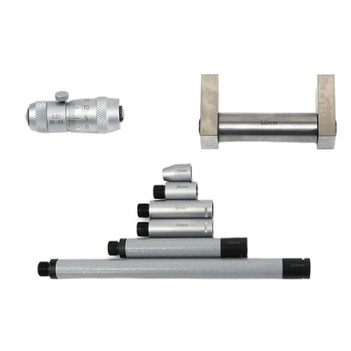 مجموعه میکرومتر لوله داخل سنج اینسایز (Insize) مدل 500-3222 سایز 500-50 میلی متر
