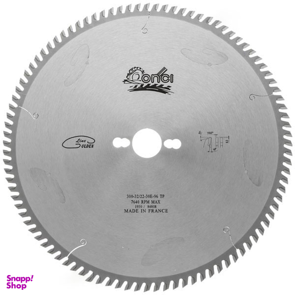 تیغ اره الماسه MDF انسی (Onci) سری گلدن مدل LHC11330031G سایز 300x96 میلی متر