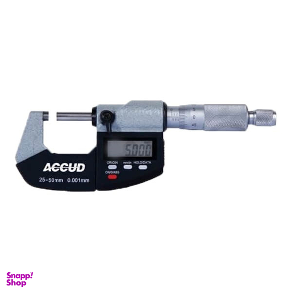 میکرومتر دیجیتال خارج سنج آکاد (Accud) مدل 01-002-311 سایز 50-25 میلی متر
