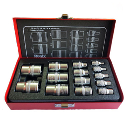 جعبه بکس ترکیبی E ستاره ای رونیکس (Ronix) مدل RH-2695 مجموعه 14 عددی