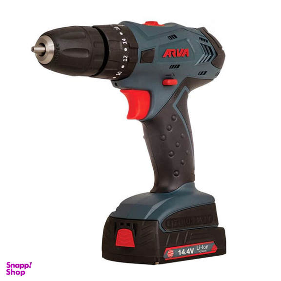 دریل شارژی چکشی آروا (Arva) مدل 5852 باتری لیتیوم 14.4 ولت
