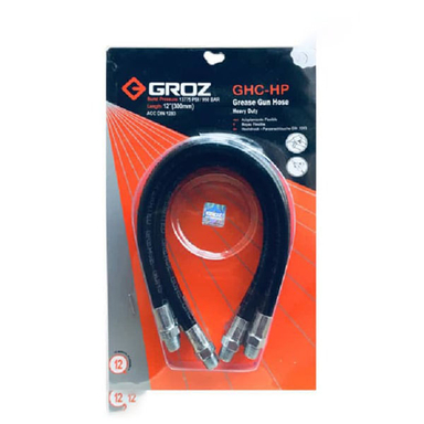 شلنگ فشار قوی گریس پمپ گروز (Groz) مدل GHC/HP12 مجموعه 4 عددی