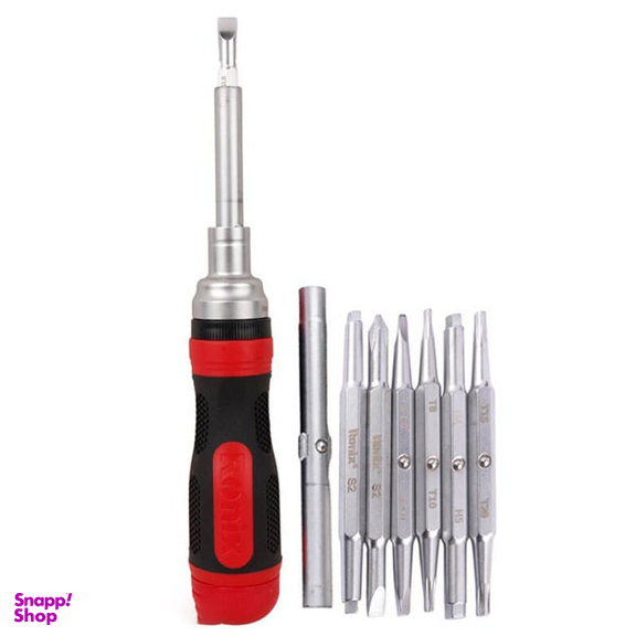 سر پیچ گوشتی جغجغه ای رونیکس (Ronix) مدل RH-2725 مجموعه 9 عددی