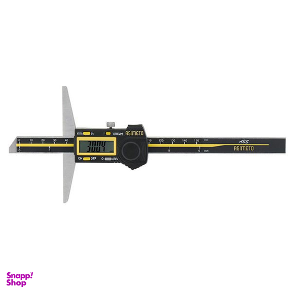 کولیس عمق سنج دیجیتال 200 میلی متر آسیمتو (Asimeto) مدل 7-08-327