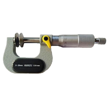 میکرومتر خارج سنج فک بشقابی آسیمتو (Asimeto) مدل 0-01-141 سایز 25-0 میلی متر