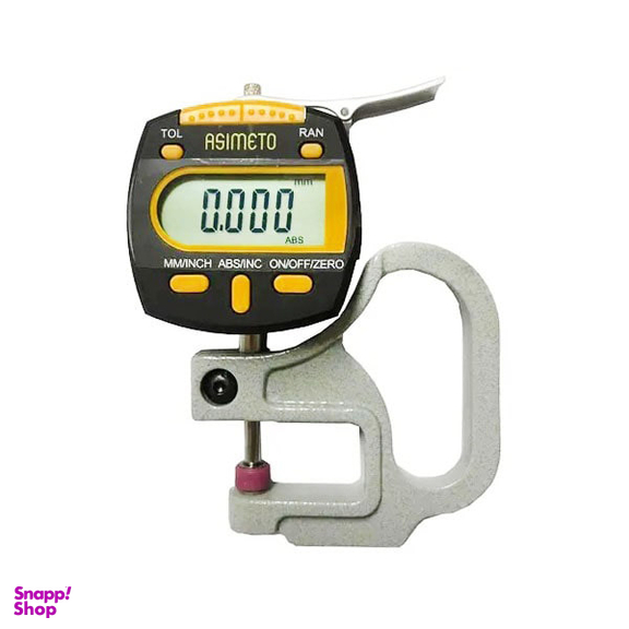 ضخامت سنج دیجیتال آسیمتو (Asimeto) مدل 3-01-495 دامنه اندازه گیری 10 - 0 میلی متر