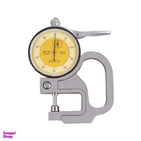 ضخامت سنج ساعتی آسیمتو (Asimeto) مدل 0-01-491 دامنه اندازه گیری 10 - 0 میلی متر