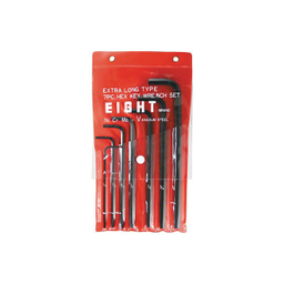 آچار آلن شش گوش فوق بلند اینچی ایت (Eight) مدل 014-4 مجموعه 7 عددی