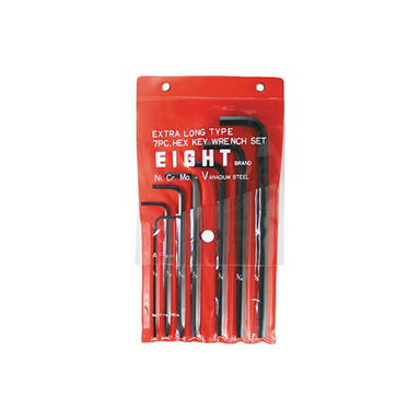 آچار آلن شش گوش فوق بلند اینچی ایت (Eight) مدل 014-4 مجموعه 7 عددی