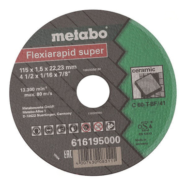 صفحه سرامیک بر مینی متابو (Metabo) سایز 115x1.5 میلی متر