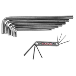 آچار آلن شش گوش چاقویی بلند توسن (Tosan) مدل T726-MB314 مجموعه 15 عددی