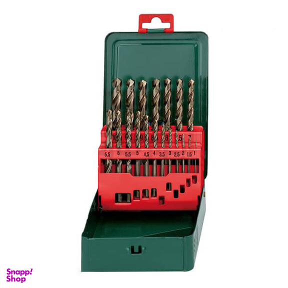 مته کبالت متابو (Metabo) HSS-CO قطر 1 تا 10 مجموعه 19 عددی