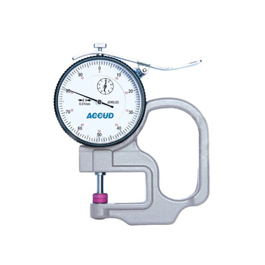 ضخامت سنج ساعتی آکاد (Accud) مدل 11-010-443 دامنه اندازه گیری 10 - 0 میلی متر