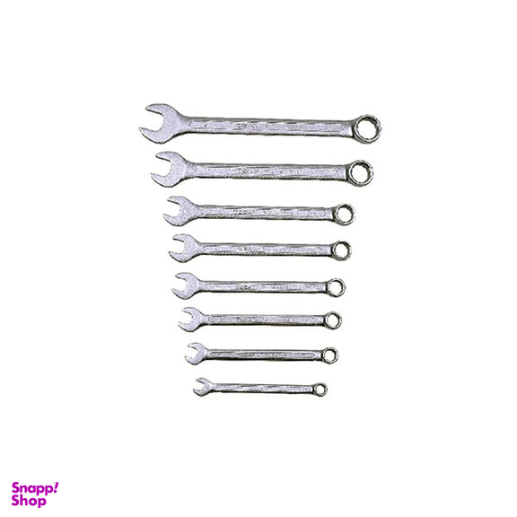 آچار یک سر رینگ یک سر تخت توسن (Tosan) مدل T101-S8 مجموعه 8 عددی