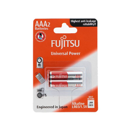 باتری نیم قلمی آلکالاین فوجیتسو (Fujitsu) مدل FUJ-0315-2 بسته 2 عددی