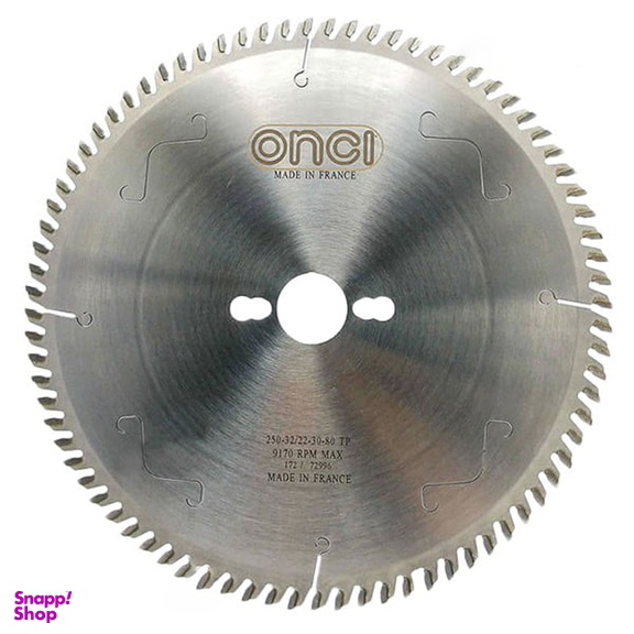تیغ اره الماسه MDF انسی (Onci) مدل LHS086889-0 سایز 250x80 میلی متر