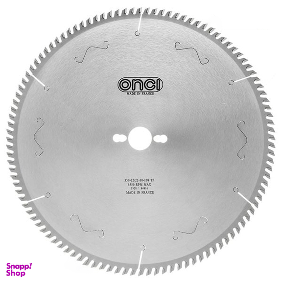 تیغ اره الماسه MDF انسی (Onci) مدل LHS086893-0 سایز 350x108 میلی متر