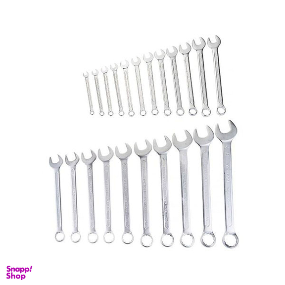 آچار یک سر تخت یک سر رینگ توسن (Tosan) مدل T101-S22 مجموعه 22 عددی