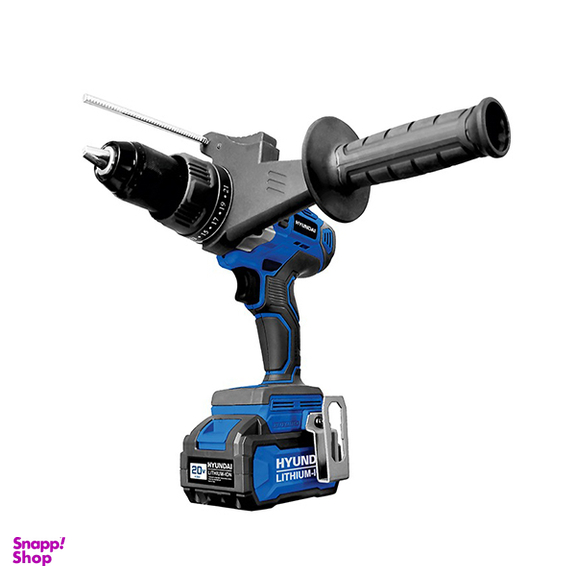 دریل شارژی براشلس هیوندای (Hyundai) مدل HP204L-CD باتری لیتیوم 20 ولت
