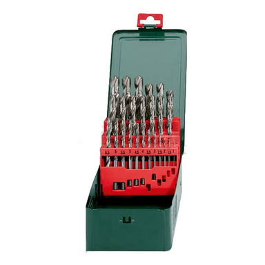 مته سفید متابو (Metabo) HSS-G قطر 1 تا 13 مجموعه 25 عددی