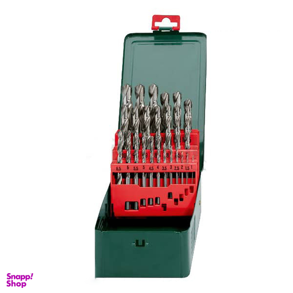 مته سفید متابو (Metabo) HSS-G قطر 1 تا 13 مجموعه 25 عددی