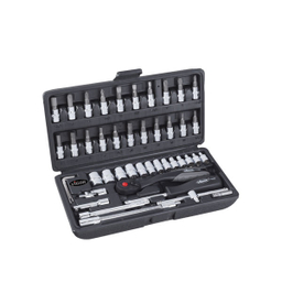 جعبه بکس ترکیبی 1.4 اینچ ویگور (Vigor) مدل V2414 مجموعه 46 عددی