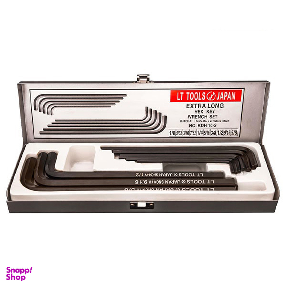 آچار آلن شش گوش بلند لایت (Light) مدل KDH-10 مجموعه 10 عددی