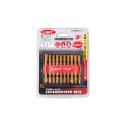 نوک پیچ گوشتی دوسو چهارسو لایت (Light) مدل 8065-SP-TC مجموعه 10 عددی