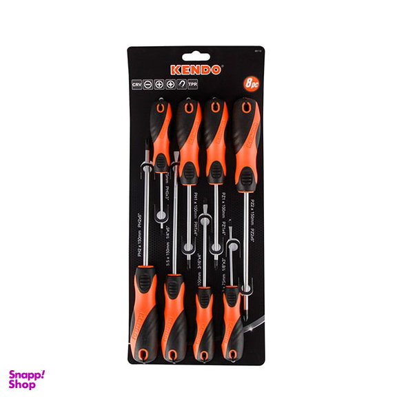 پیچ گوشتی کندو (Kendo) مدل KE-85115 مجموعه 8 عددی