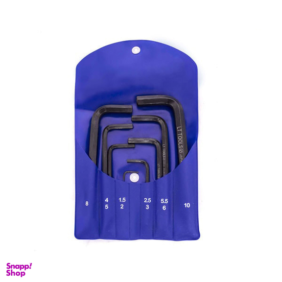 آچار آلن شش گوش کوتاه لایت (Light) مدل PS1.5-10 مجموعه 10 عددی