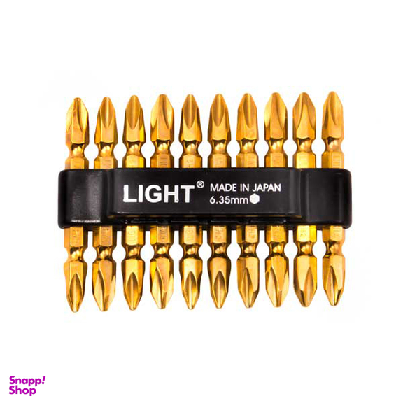 نوک پیچ گوشتی دوسر چهارسو لایت (Light) مدل 8065 مجموعه 10 عددی