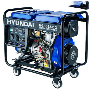 موتور برق دیزلی هیوندای (Hyundai) مدل HG6553-DG توان 5.3 کیلو وات