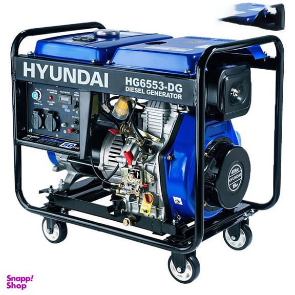 موتور برق دیزلی هیوندای (Hyundai) مدل HG6553-DG توان 5.3 کیلو وات
