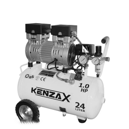 کمپرسور هوا سایلنت کنزاکس (Kenzax) مدل KACS-124 حجم 24 لیتر