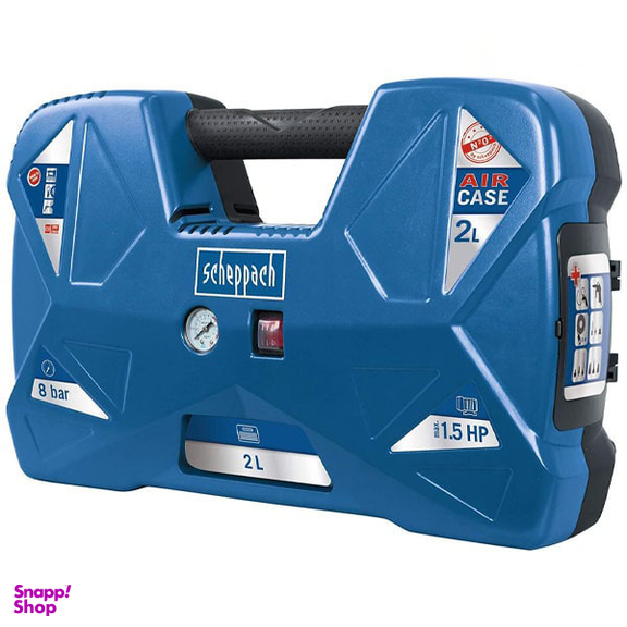 کمپرسور باد پرتابل شپخ (Scheppach) مدل Air Case حجم 2 لیتر