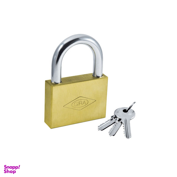 قفل آویز برنجی 75 تخت گیرا (Gira) مدل 006