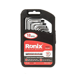 آچار آلن بلند رونیکس (Ronix) مدل RH-2052 مجموعه 18 عددی