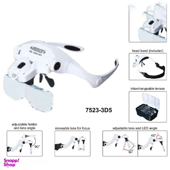 عینک ذره بینی اینسایز (Insize) مدل 3D5-7523