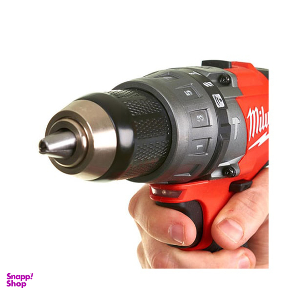 دریل شارژی چکشی براشلس میلواکی مدل M18ONEPD-402X باتری لیتیوم 18 ولت