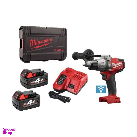 دریل شارژی چکشی براشلس میلواکی مدل M18ONEPD-402X باتری لیتیوم 18 ولت