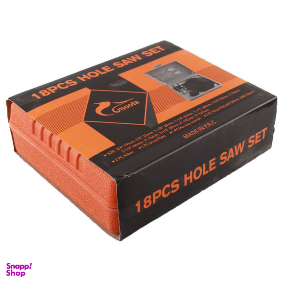 مته گرد بر و برگی چوب موتا (Moota) مدل SET-18 مجموعه 18 عددی