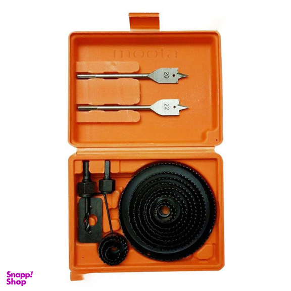 مته گرد بر و برگی چوب موتا (Moota) مدل SET-18 مجموعه 18 عددی