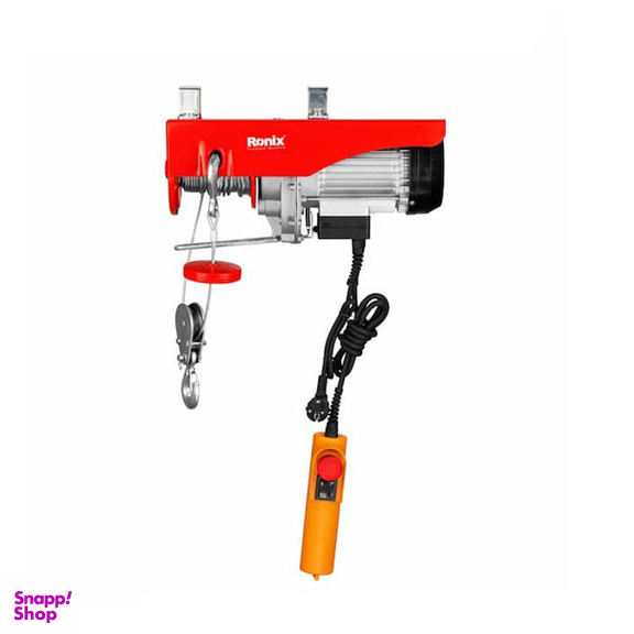 جرثقیل سقفی برقی رونیکس (Ronix) مدل RH-4131 وزن 300 کیلوگرم سایز 18 متر