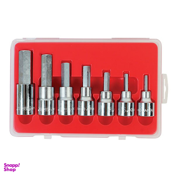 آلن بکسی شش گوش 1.2 اینچ ایت (Eight) مدل 21SB-S7 مجموعه 7 عددی