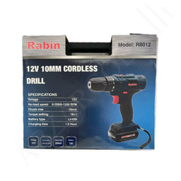دریل شارژی رابین مدل R8012 باتری لیتیوم 12 ولت