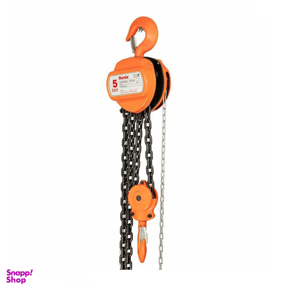 جرثقیل زنجیری رونیکس (Ronix) مدل RH-4106 وزن 5 تن