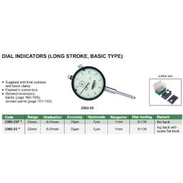 ساعت اندیکاتور اینسایز (Insize) مدل 25-2302