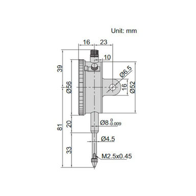 ساعت اندیکاتور اینسایز (Insize) مدل 25-2302